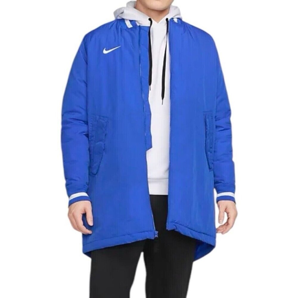 Nike Baseball Dugout Full Zip Jacket Team Royal Blue White DC8335-493 Sz SMALL
